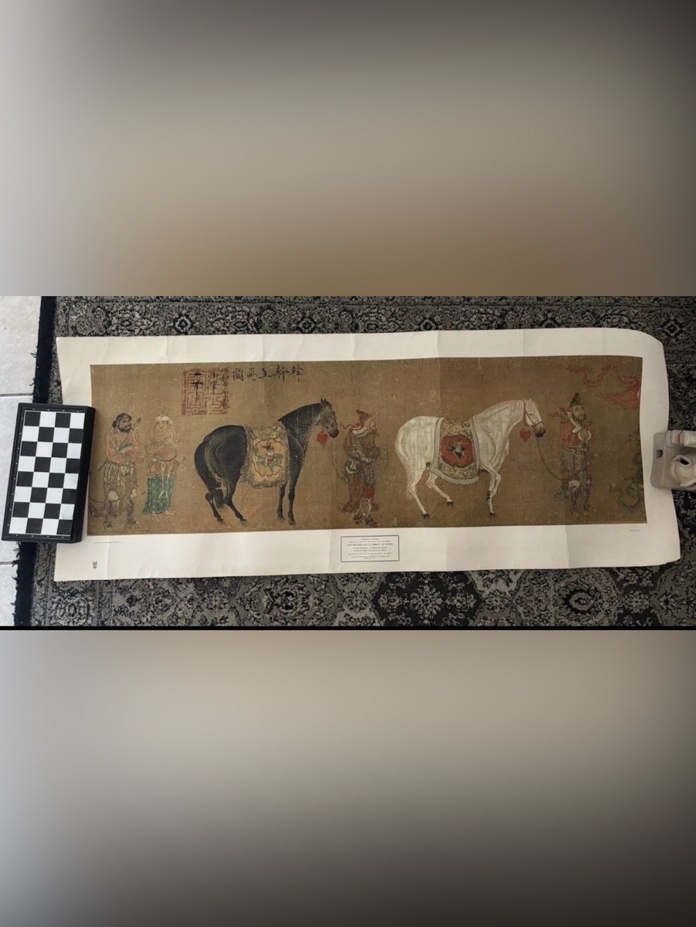 print of  "Tartars Bringing a Tribute of Horses" wall art